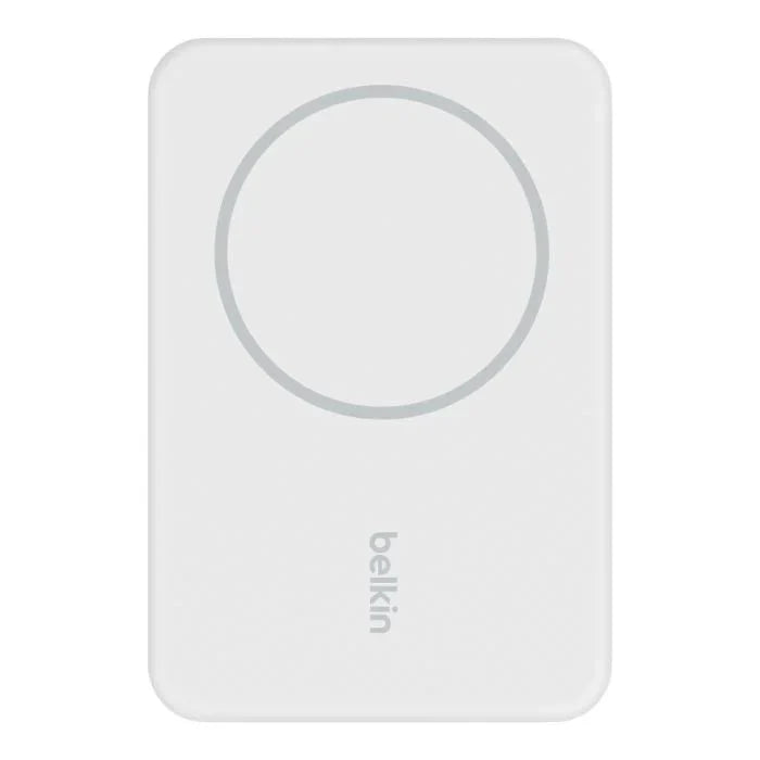 Belkin 5K Magnetic Wireless 5000mAh Power Bank + Kick Stand - White - Oraxxi